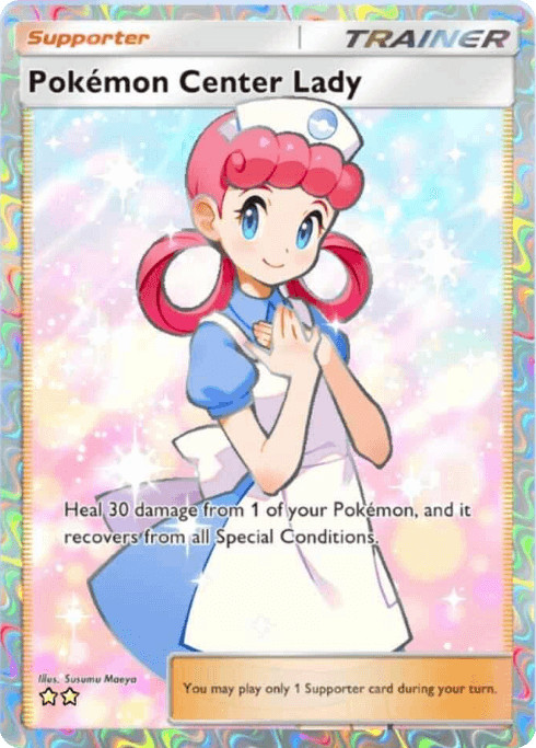 [DIGITAL] Pokemon Center Lady - Full Art - ENG - Pokemon TCG Pocket