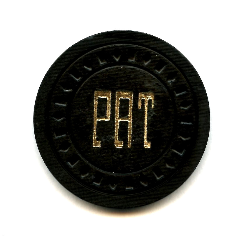 OLD VINTAGE 1966 CALIF CARD ROOM CHIP - $20.00 - PAT\'S CLUB - RIO LINDA CA OLD VINTAGE 1966 CALIF CARD ROOM CHIP - $20.00 - PAT\'S CLUB - RIO LINDA CA
