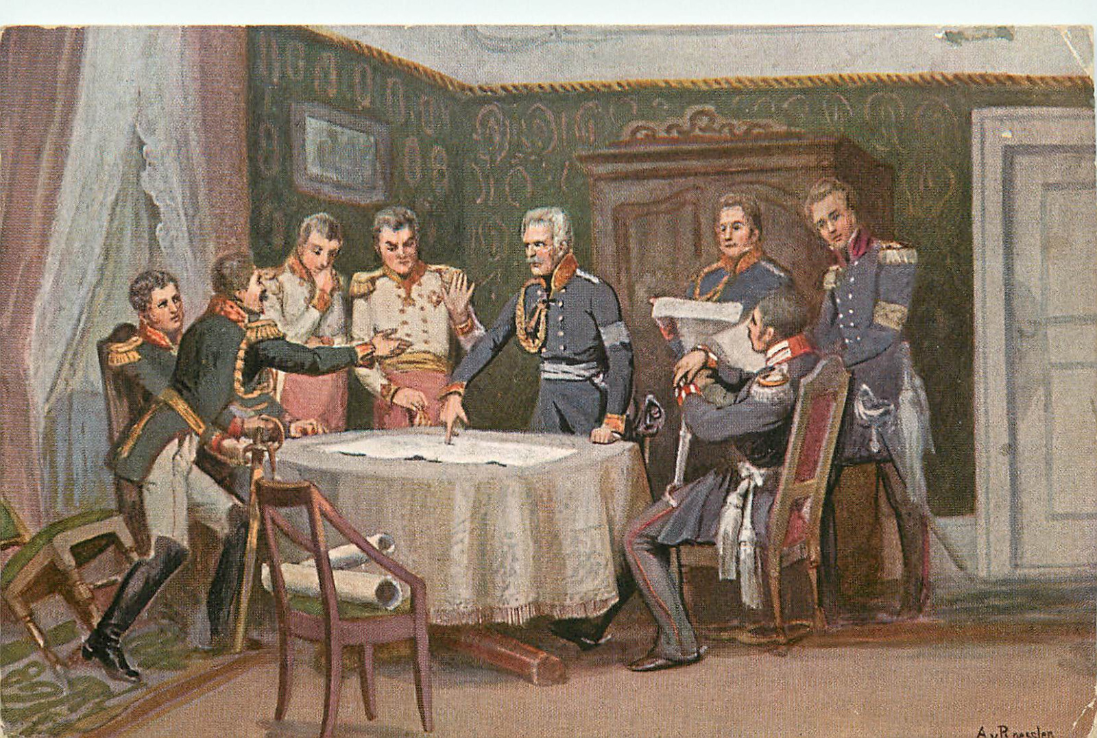 WWI Era Postcard von Wartenburg Prussian Generalfeldmarschall Napoleonic War WWI Era Postcard von Wartenburg Prussian Generalfeldmarschall Napoleonic War