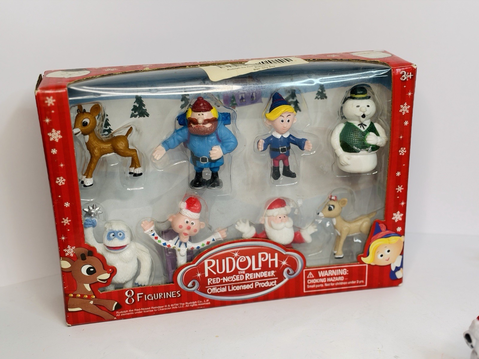Rudolph the Red-Nosed Reindeer 8 Figurine Set Bumble Hermey Yukon Clarice in Box