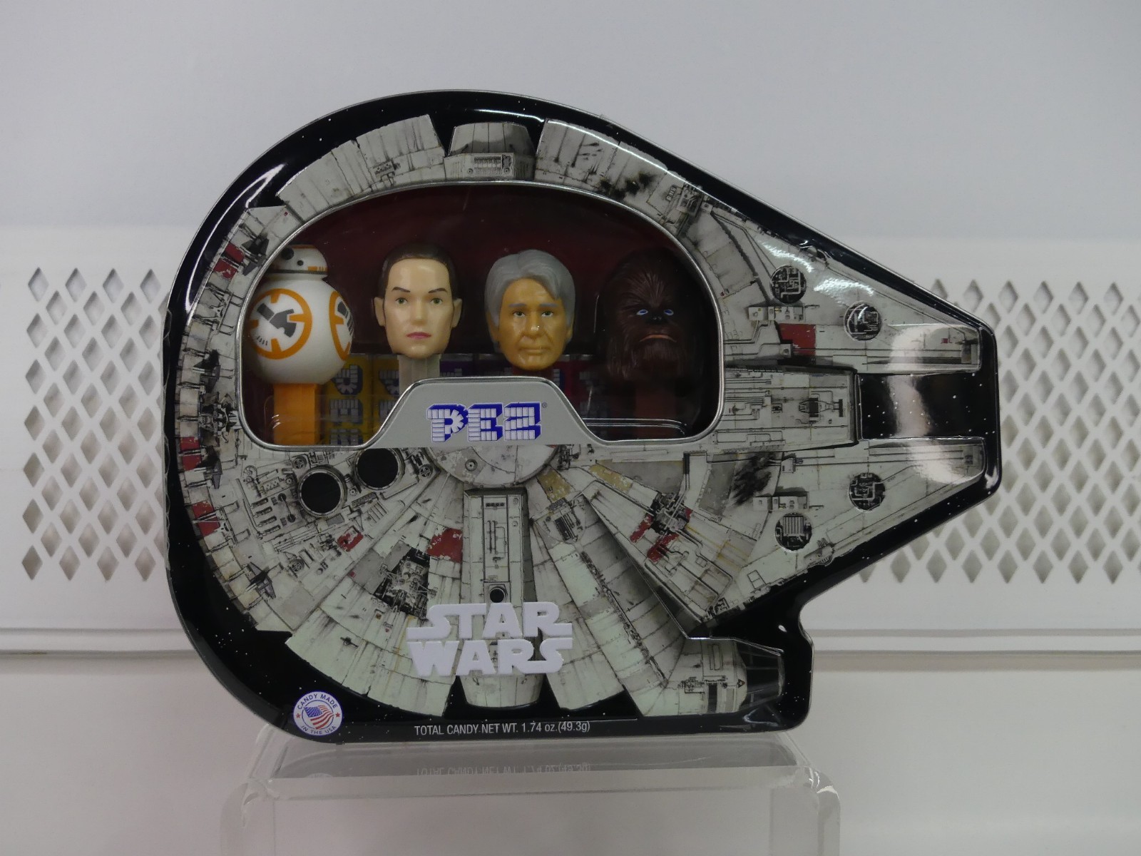 Star Wars Disney Pez Millennium Falcon 2017 Collectible Gift Tin Set-New Sealed