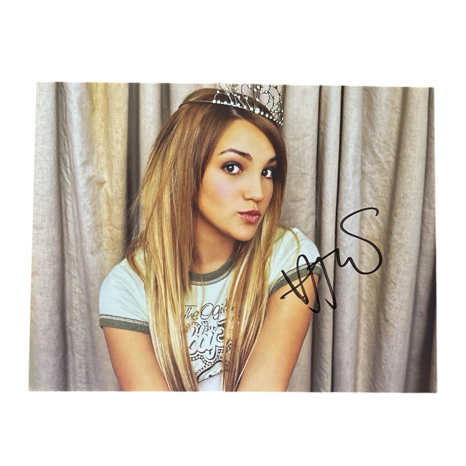 Jamie Lynn Spears Autograph 8.5x11 Photo “Zoey 101” TV Star Signed In Person