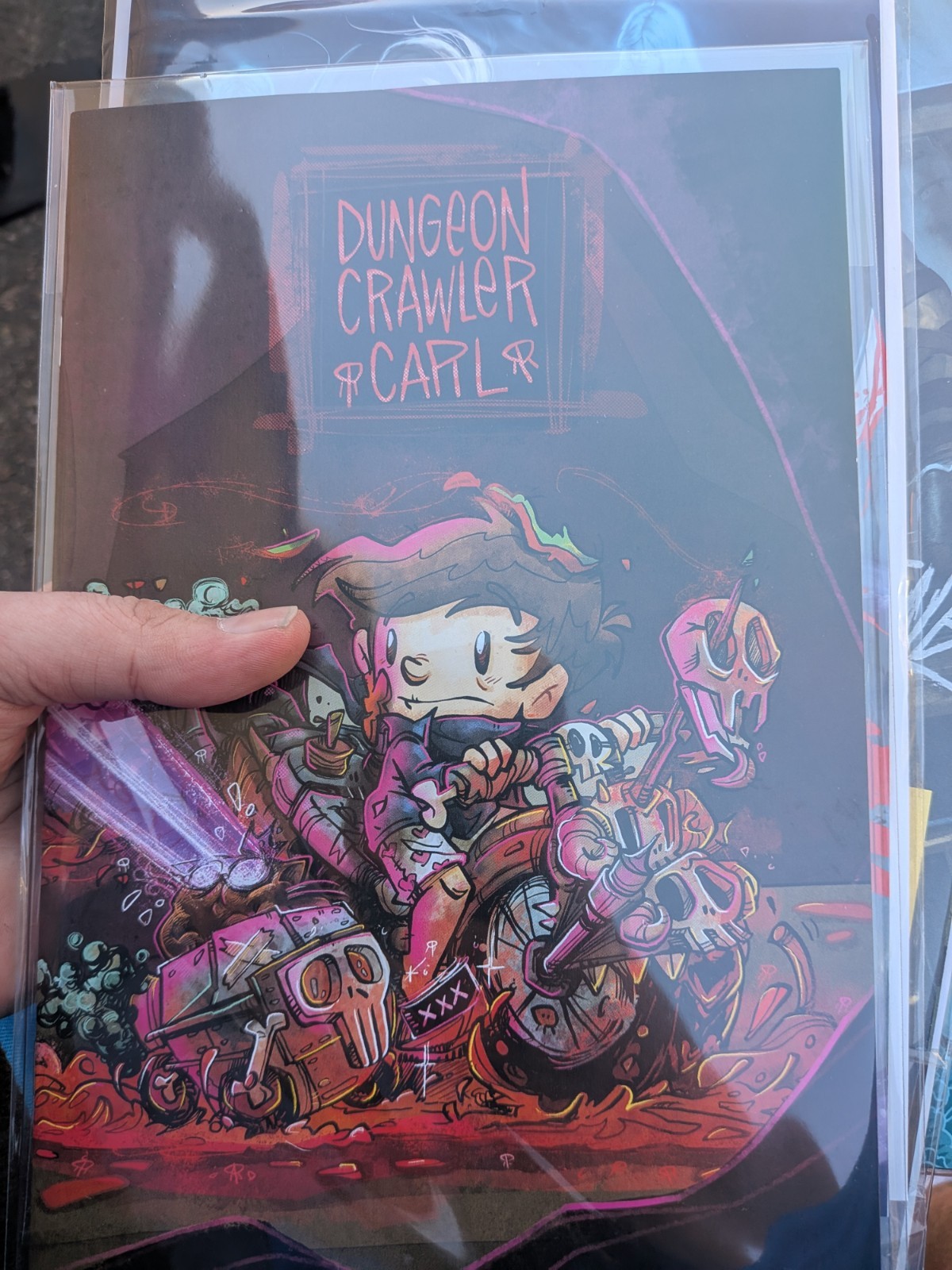 Dungeon Crawler Carl #0 FOIL NYCC Wraparound Variant By Katie Cook