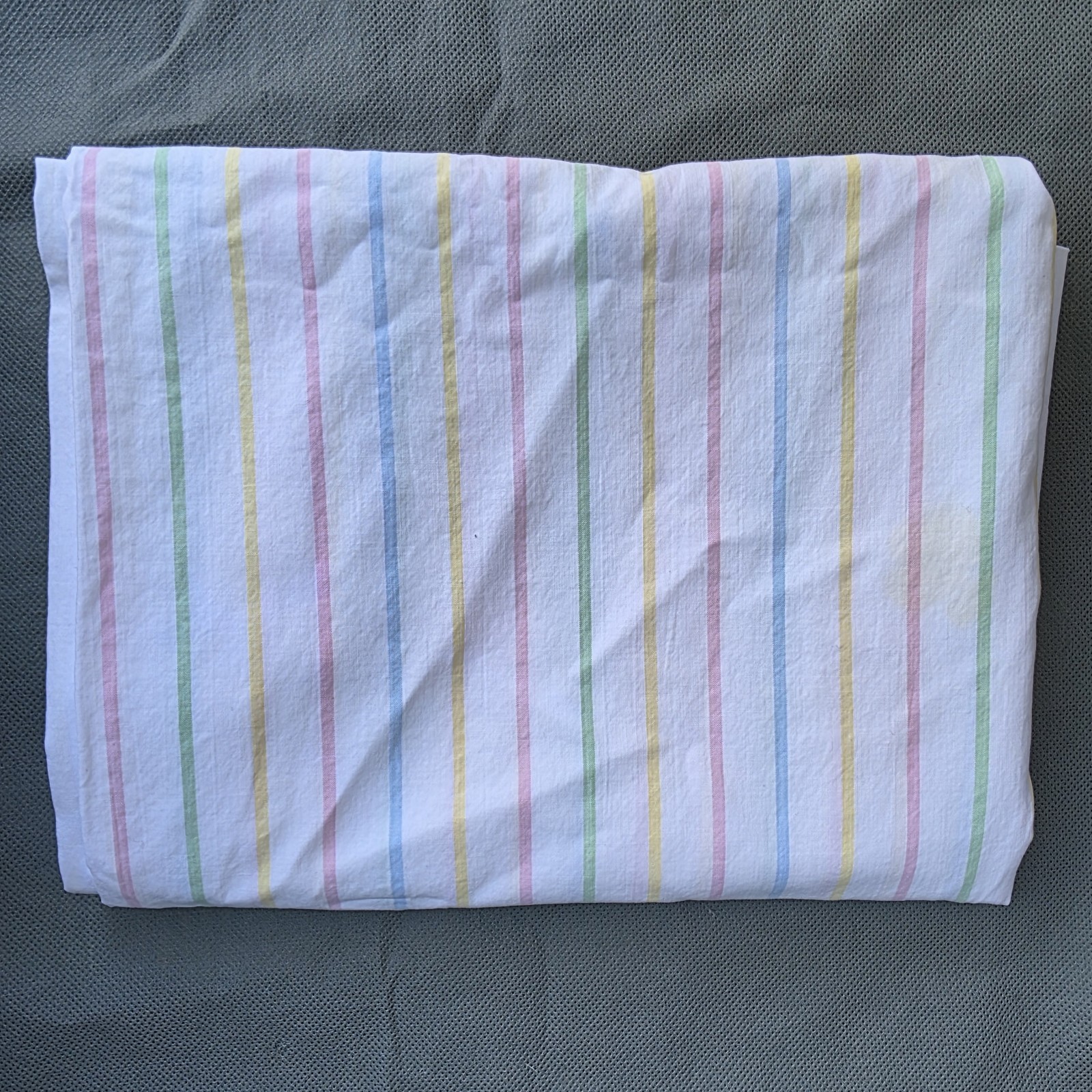 Springmaid Combed Percale 100% Cotton Striped White Colorful Pillow Case 42 X 38 Springmaid Combed Percale 100% Cotton Striped White Colorful Pillow Case 42 X 38