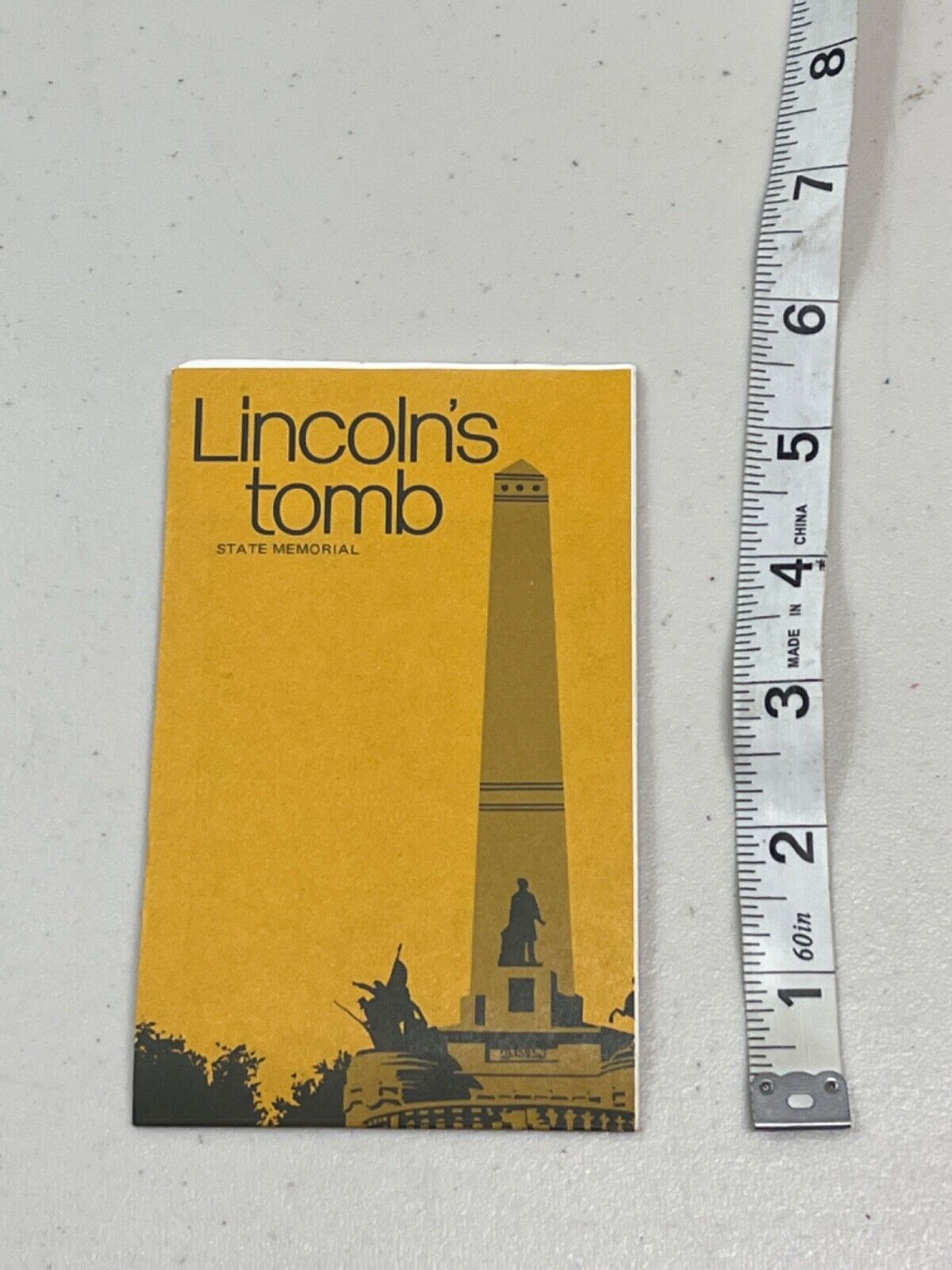 Vintage Lincoln's Tomb State Memorial Brochure with Map