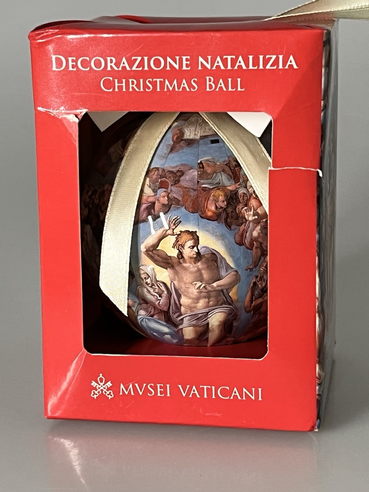 Vatican Museums Christmas Ornament Michelangelo Last Judgment Sistine Chapel
