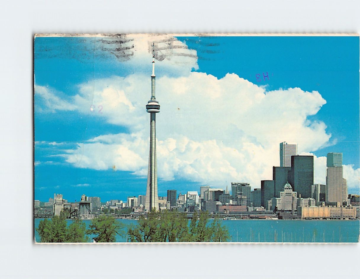 Postcard CN Tower Toronto Ontario Canada