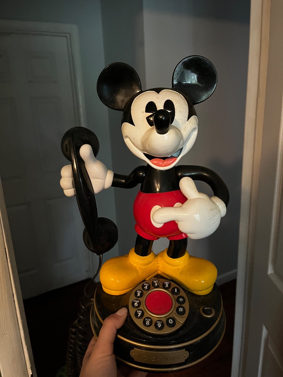 1997 Disney Mickey Mouse Animated Talking Telephone