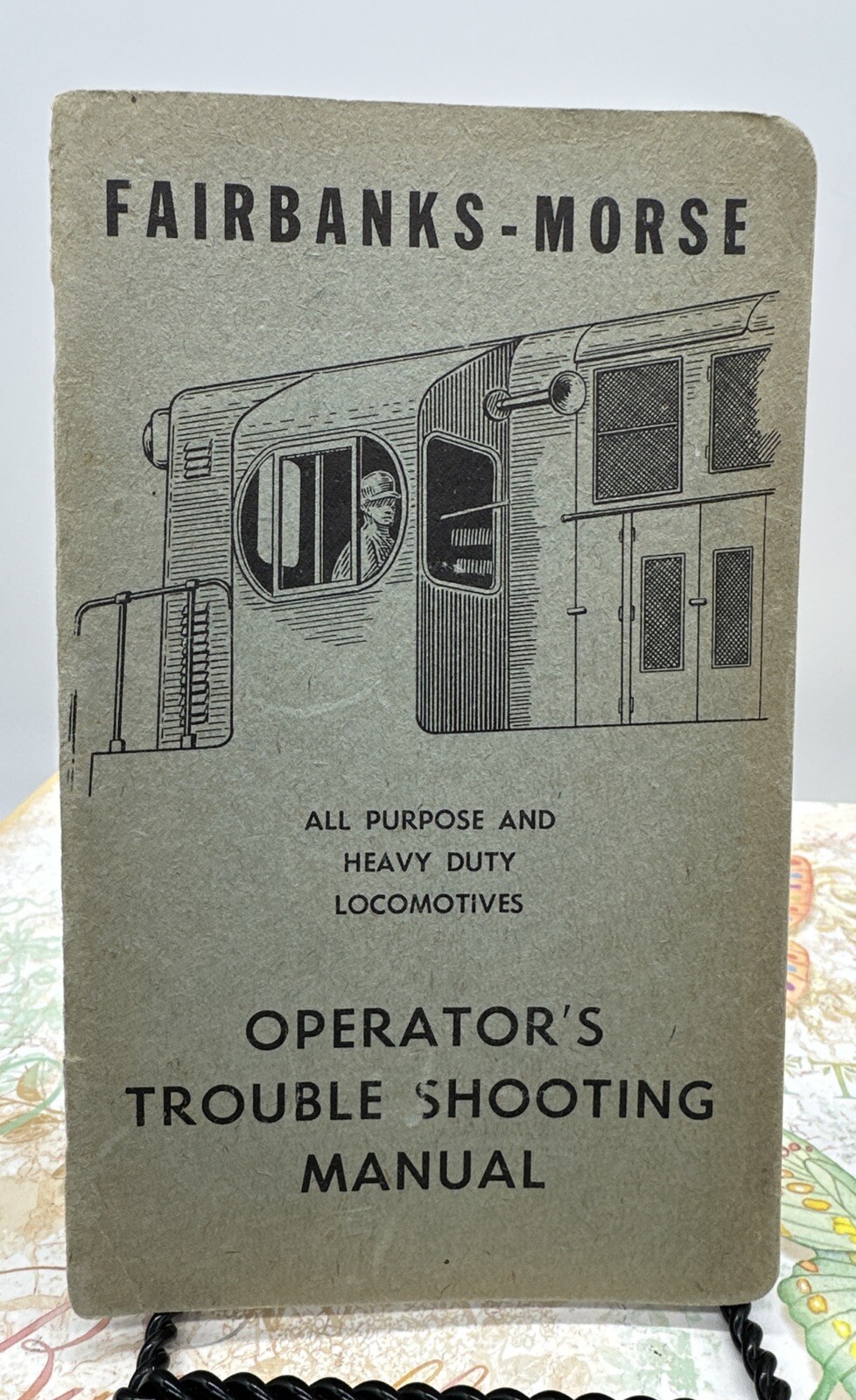 Vintage Fairbanks Morse Diesel Locomotive Operator Troubleshooting Manual