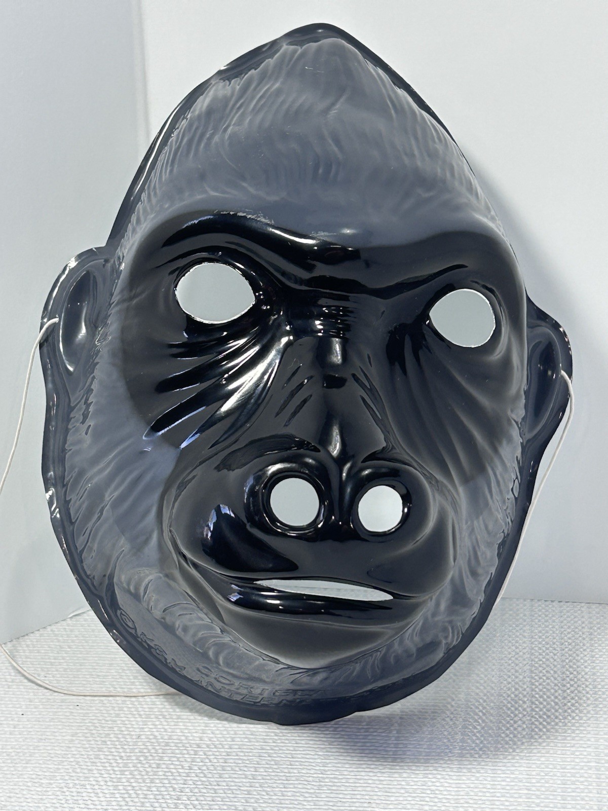 Vintage Gorilla K & M International Plastic Bear Costume Halloween Mask