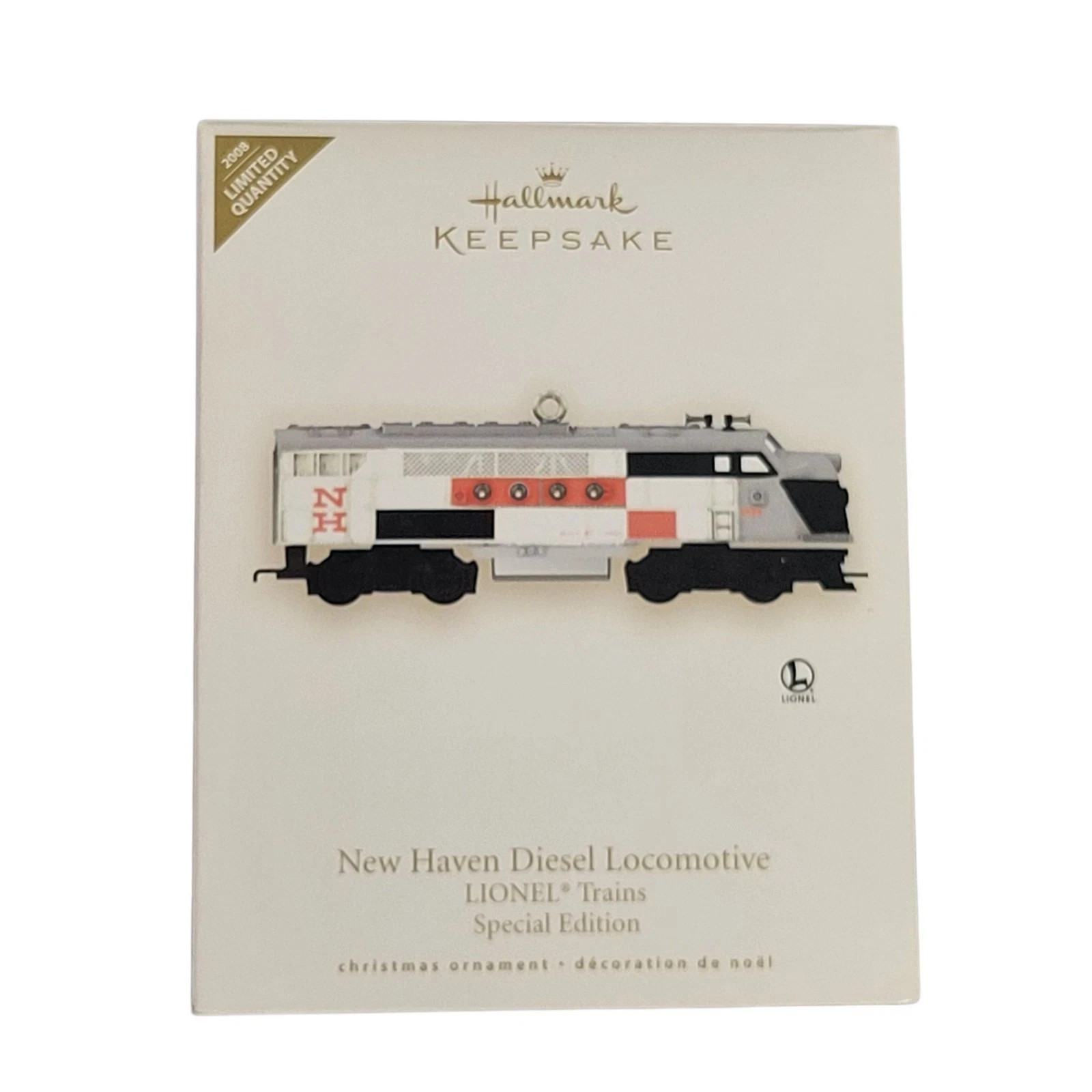Hallmark Ornament Lionel  New Haven Diesel Locomotive Special Ed NEW11-1-136