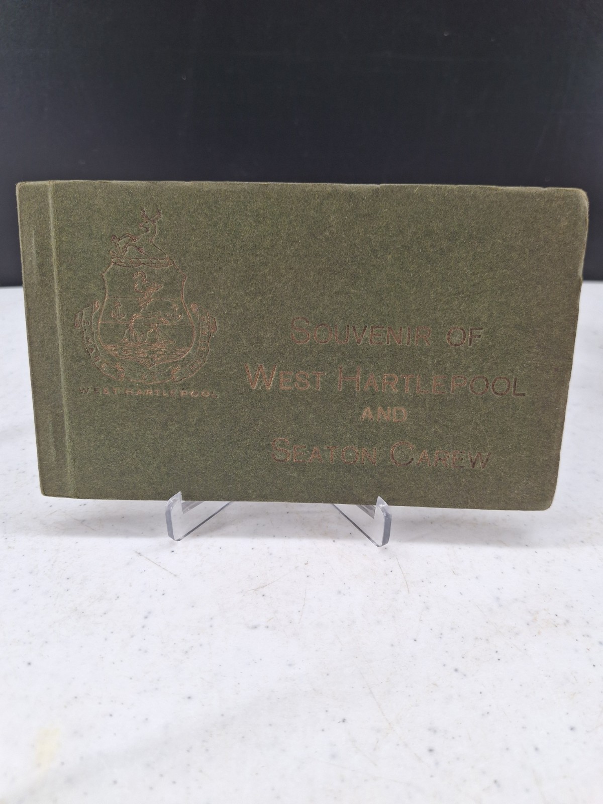 Vintage Souvenir Booklet Of 11 Postcards Of West Hartlepool & Seaton Carew