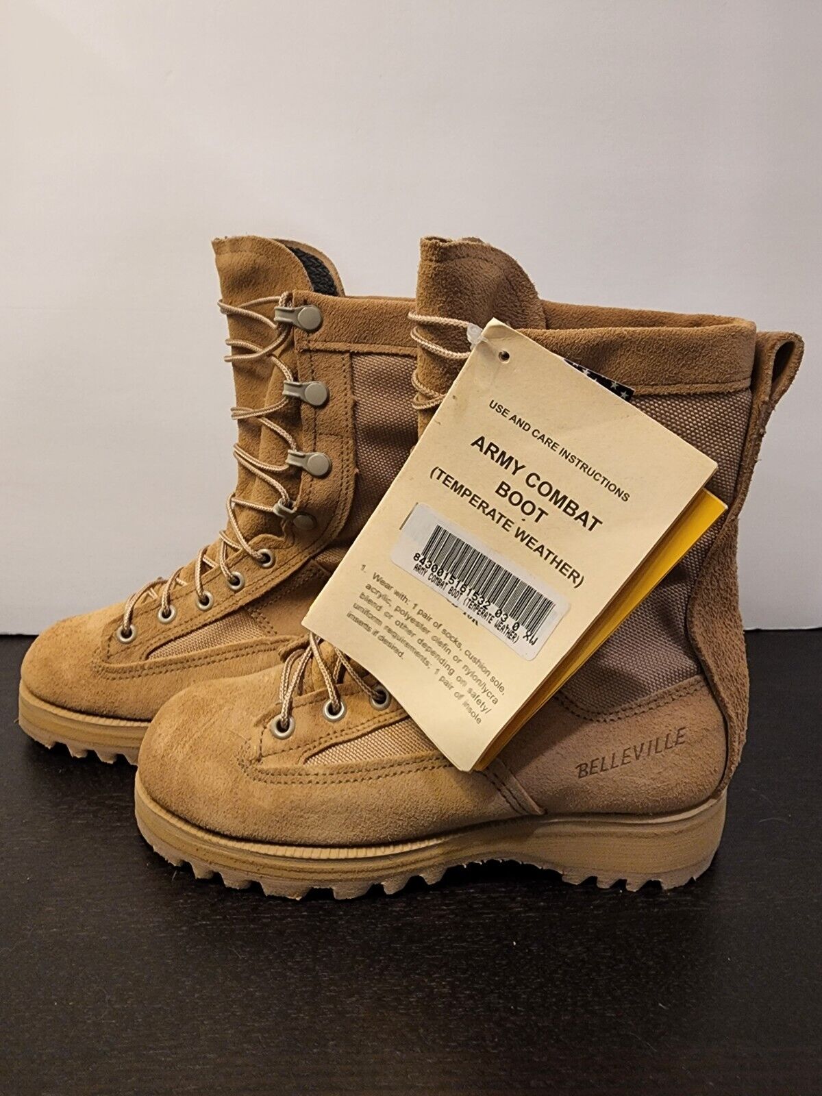 BELLEVILLE Army Combat Boots Gore-tex Authorized Military Women Sz 5.5
