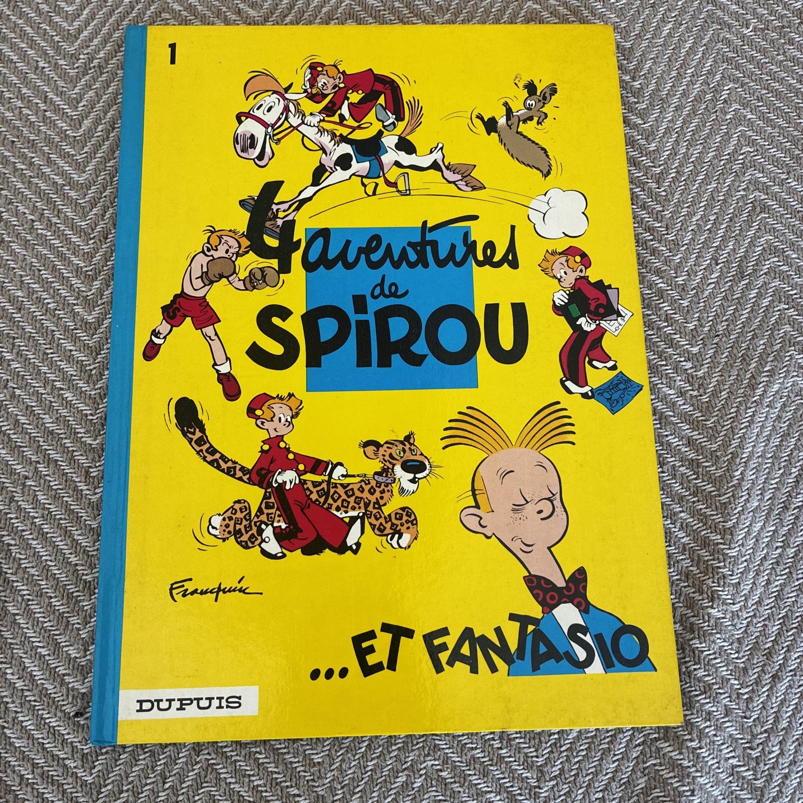 W2-AVENTURES DE SPIROU ET FANTASIO-VOLUME 1-DUPUIS-COMIC W2-AVENTURES DE SPIROU ET FANTASIO-VOLUME 1-DUPUIS-COMIC
