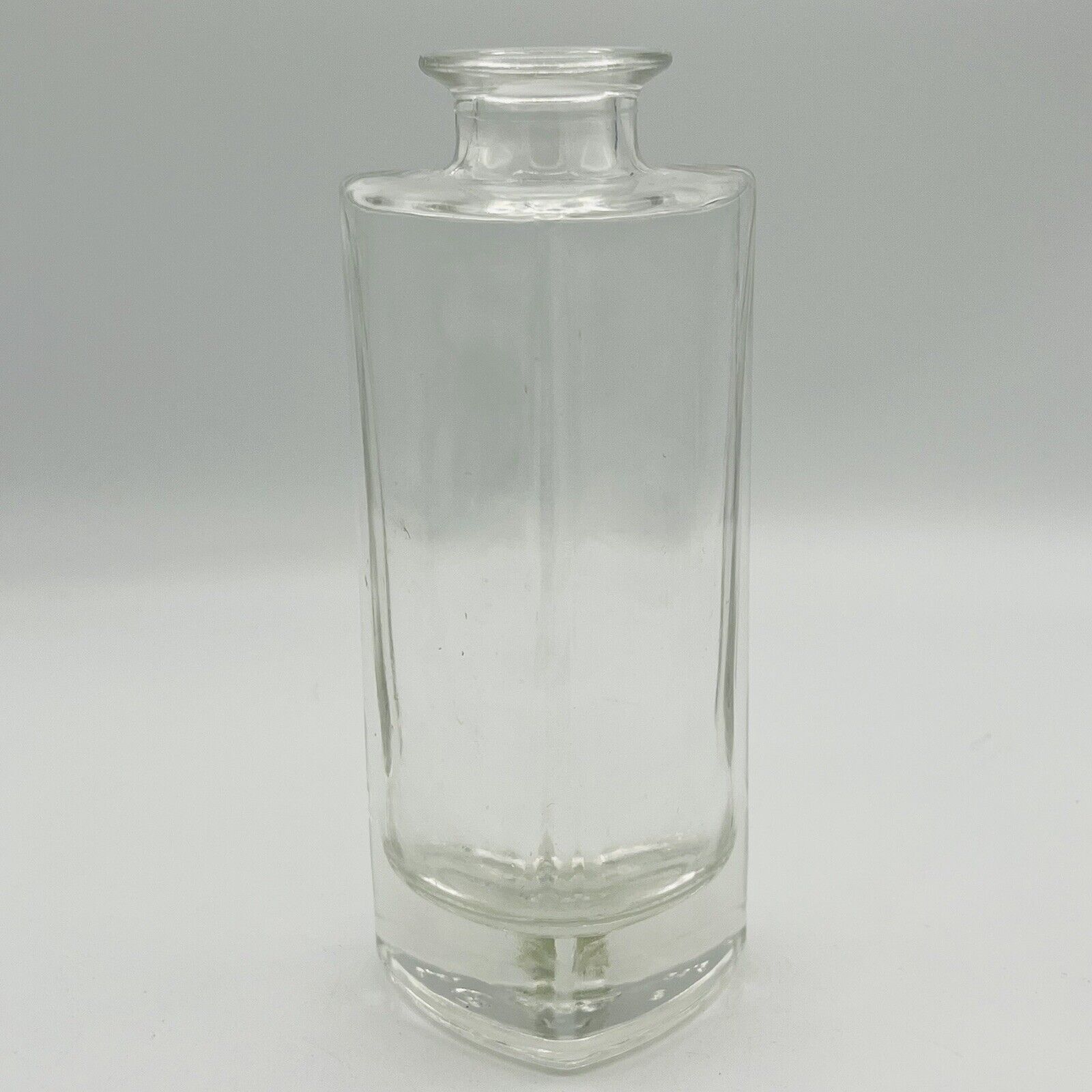 Heart Shaped Clear Glass Vintage Bottle