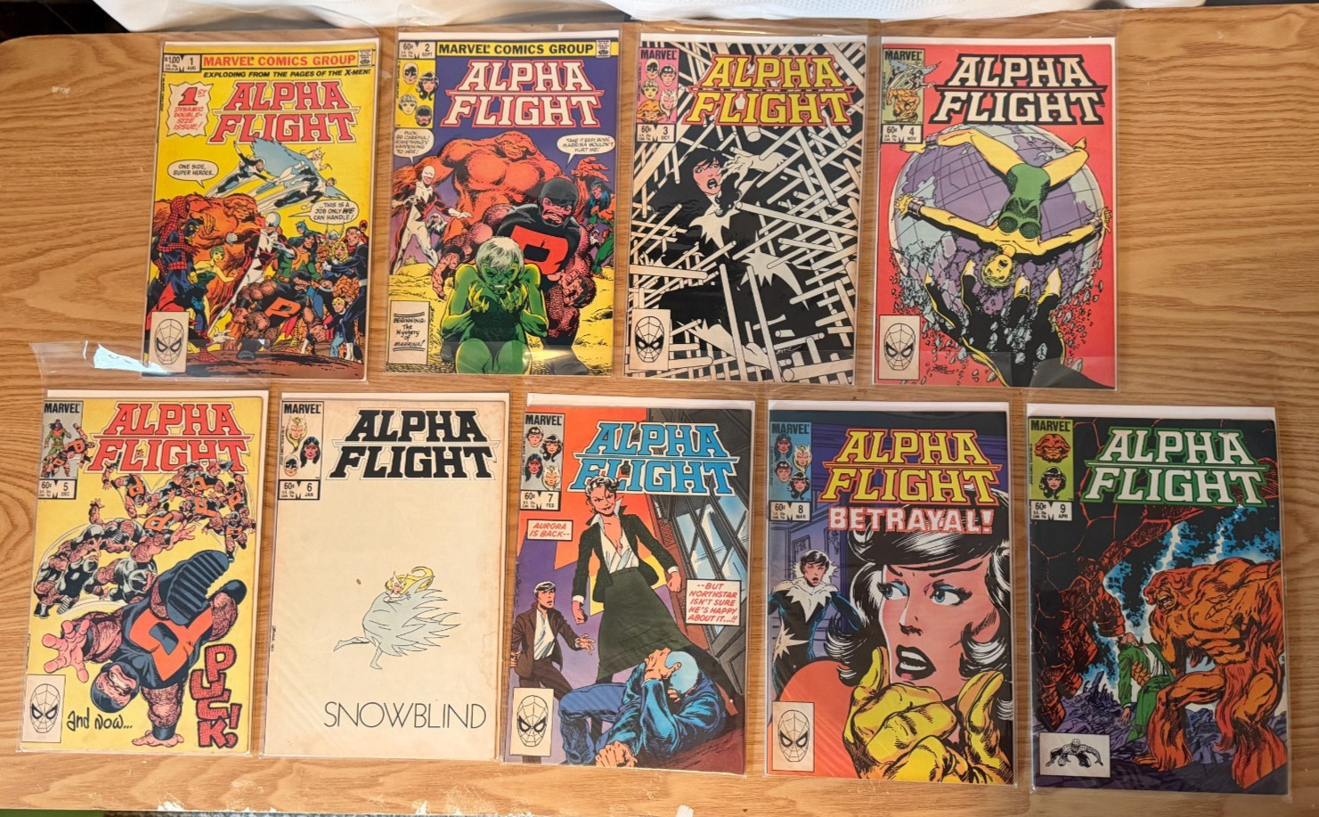 Alpha Flight #1-9 11-13 16 18-31 + More Marvel 39 Comic Lot John Byrne