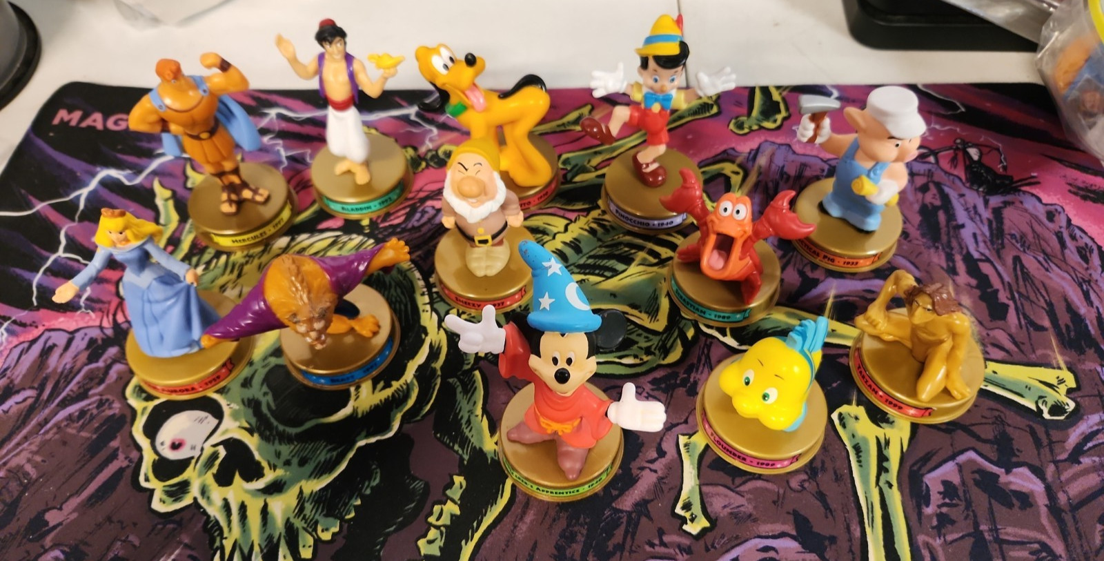 Disney 100 Years of Magic McDonald\'s Happy Meal Toy Lot of 12 2001-2002 Figures