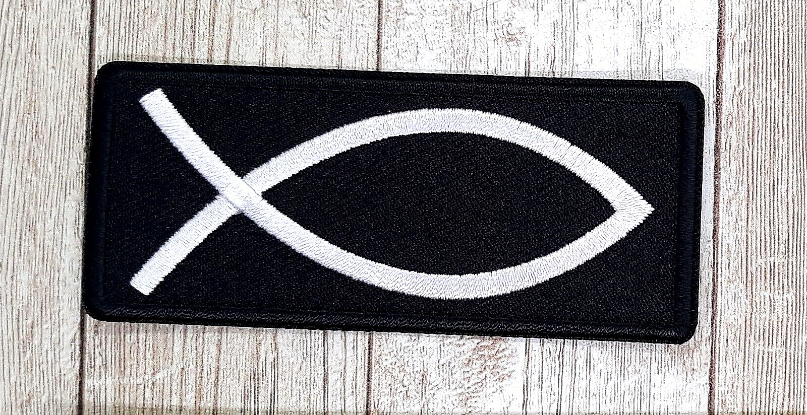 Christian Fish Fisher Of Men Iron On Embroidered Patch 3\