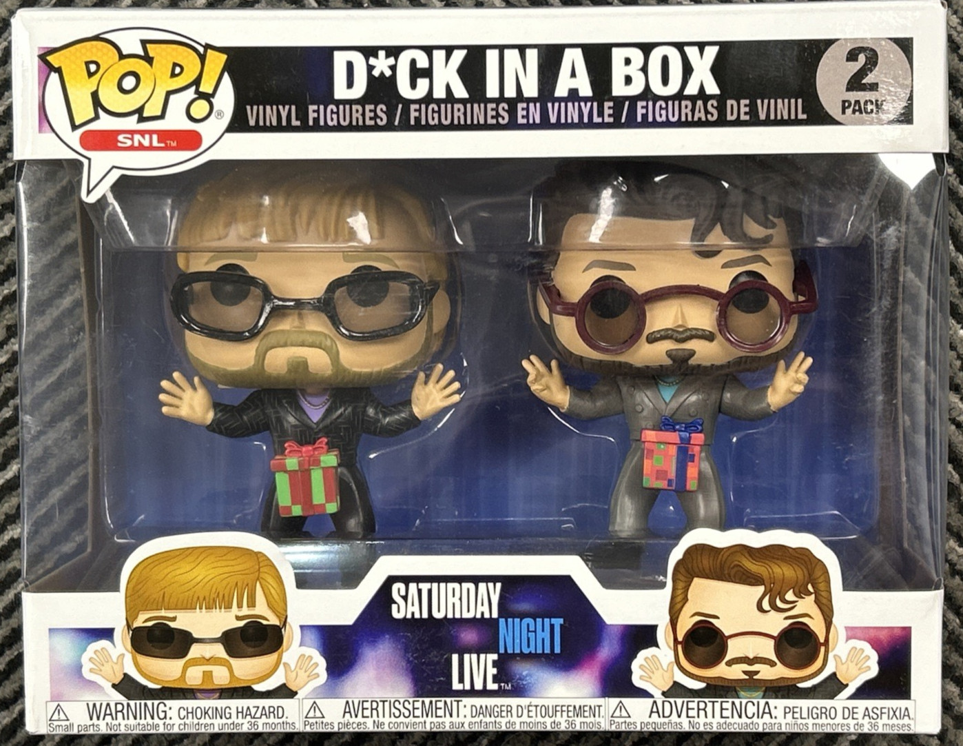 Funko POP SNL Dick in a Box 2 Pack Justin Timberlake Andy Samberg 2018 Vaulted
