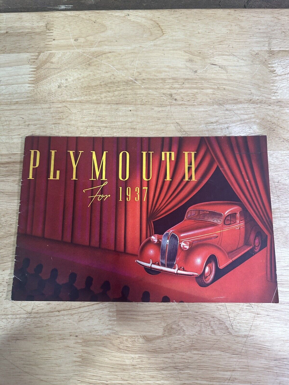 Vintage 1937 Plymouth Advertising Booklet Brochure Pamphlet 