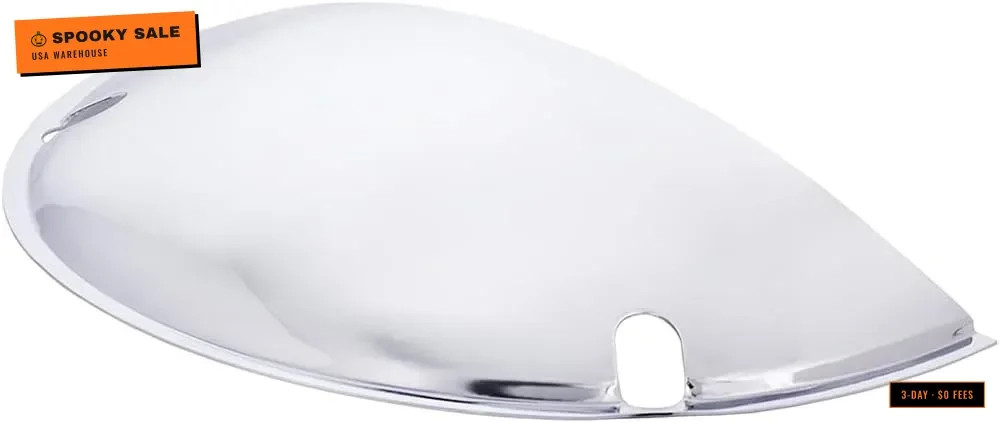 10476 Chrome Half-Moon Shield for 7\