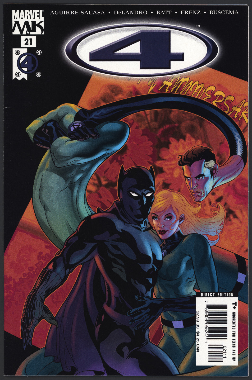 2005 Marvel Knights 4 Vol 1 #21 Desperate Housewife Fantastic Four