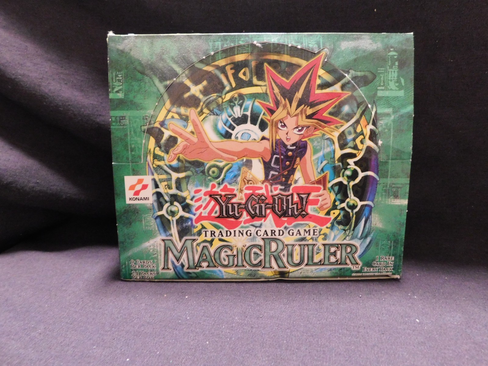 Yu Gi Oh “Magic Ruler” Empty Box & OVER 35 EMPTY PACKS SOME FIRST EDITION