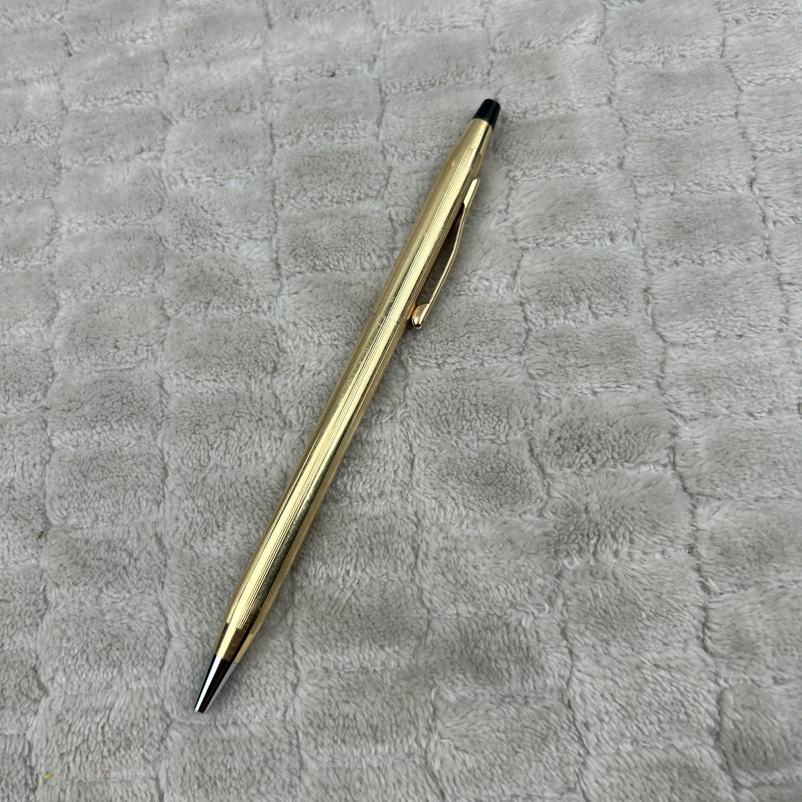 Vintage Cross Classic Century 1/20 12KT Gold Filled Ballpoint Pen USA Works Vintage Cross Classic Century 1/20 12KT Gold Filled Ballpoint Pen USA Works