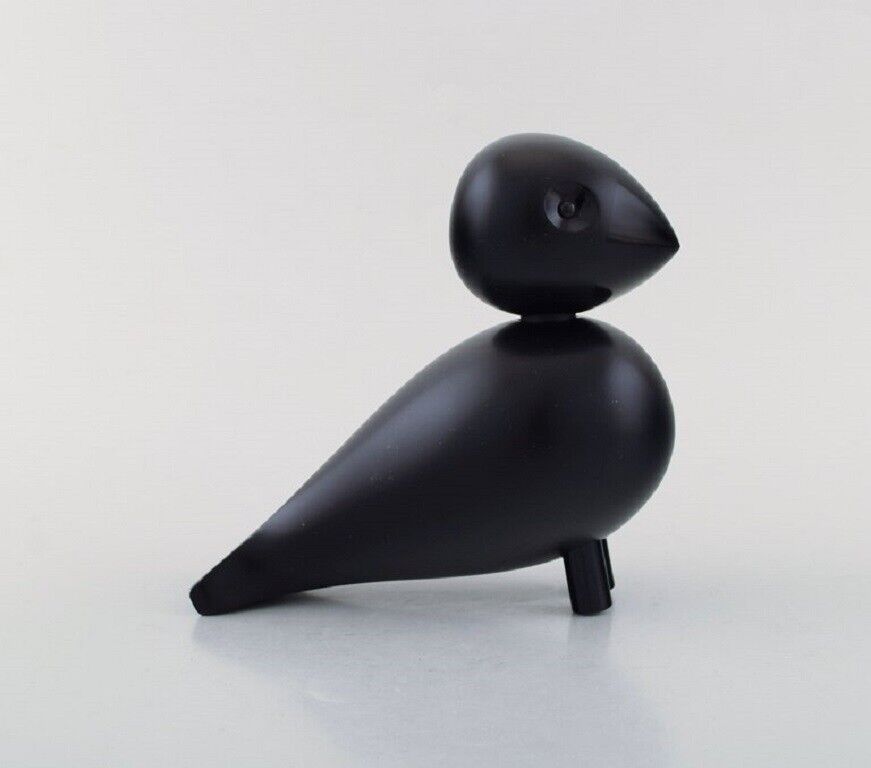 Kay Bojesen, Denmark. Black wooden bird. Danish design, 20th/21st century.