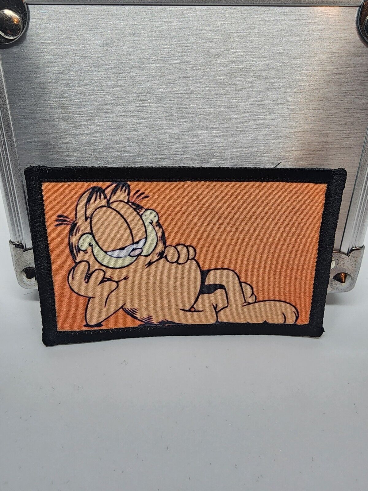 Cartoon Inspired Morale Patch Custom Tactical Garfield the cat 2x3 inch