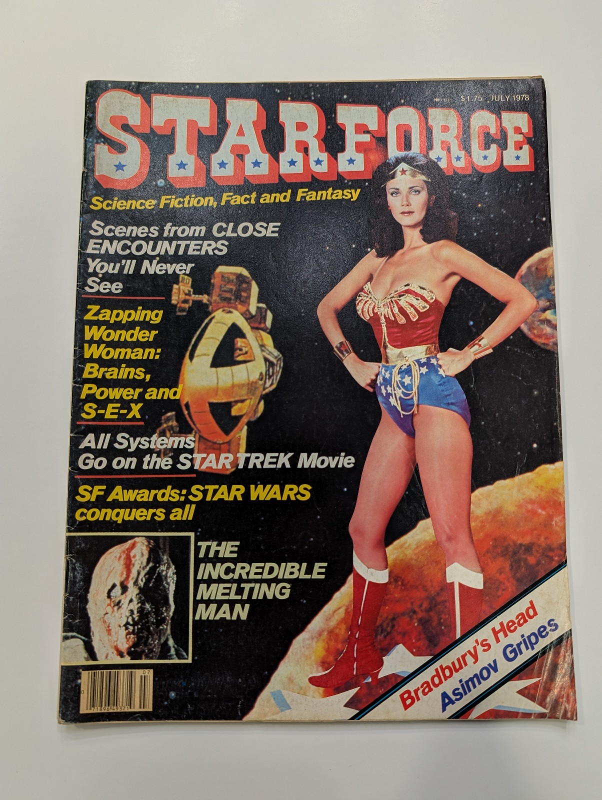 1978 Starforce Magazine Wonder Woman Lynda Carter Star Wars Star Trek NICE