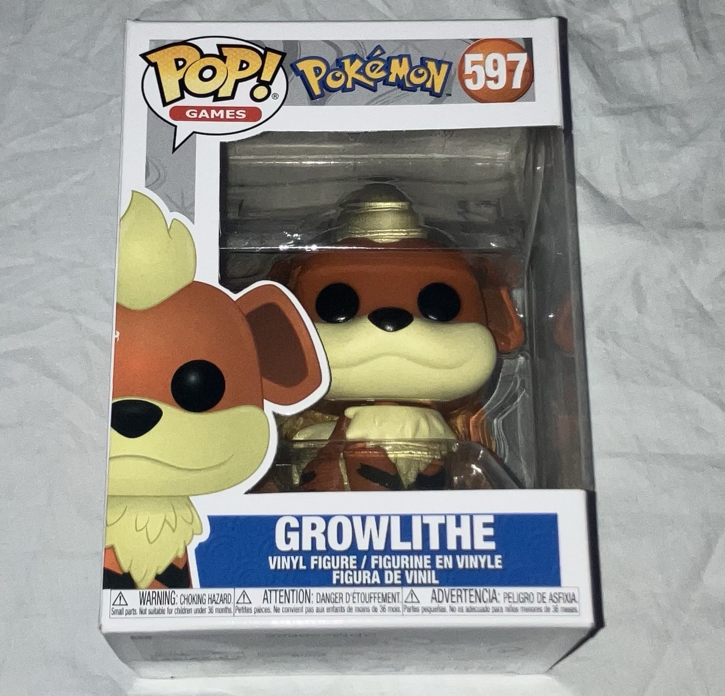 Brand New In Box Funko Pop Games Pokemon Growlithe # 597