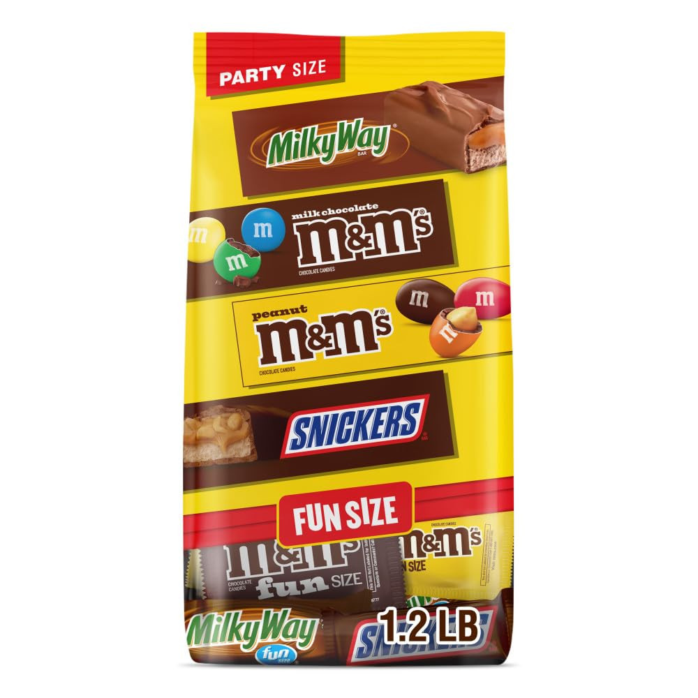 M&M\'S Milk Chocolate, M&M\'S Peanut Milk Chocolate, SNICKERS & MILKY WAY Fun Size