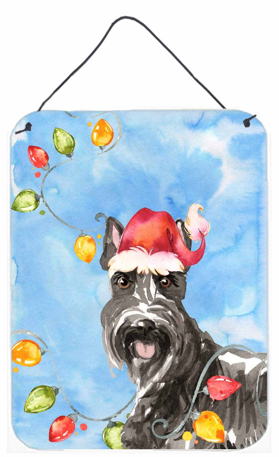 Caroline\'s Treasures CK2491DS1216 Christmas Lights Scottish Terrier Wall Plaque Caroline\'s Treasures CK2491DS1216 Christmas Lights Scottish Terrier Wall Plaque