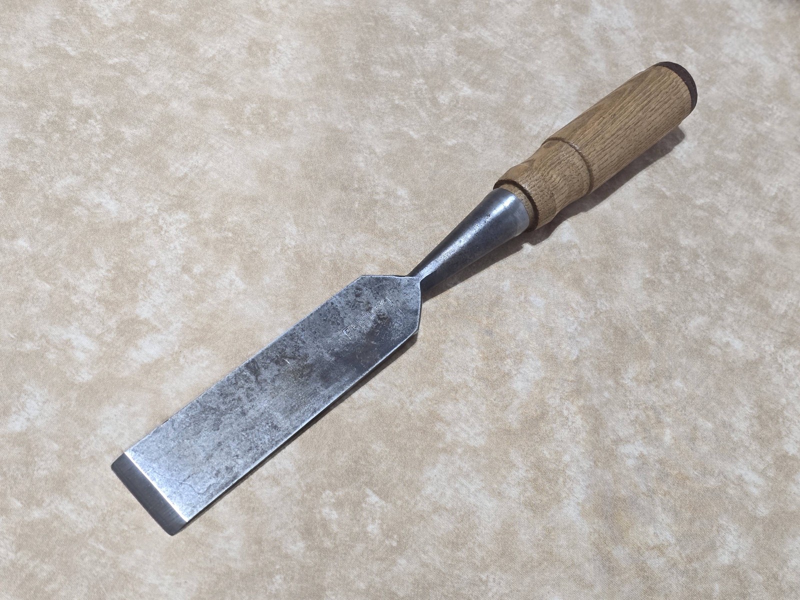 #14 1916 1921 Vintage T.H. Witherby 1 1/2” Framing Wood Socket Chisel Tool CLEAN