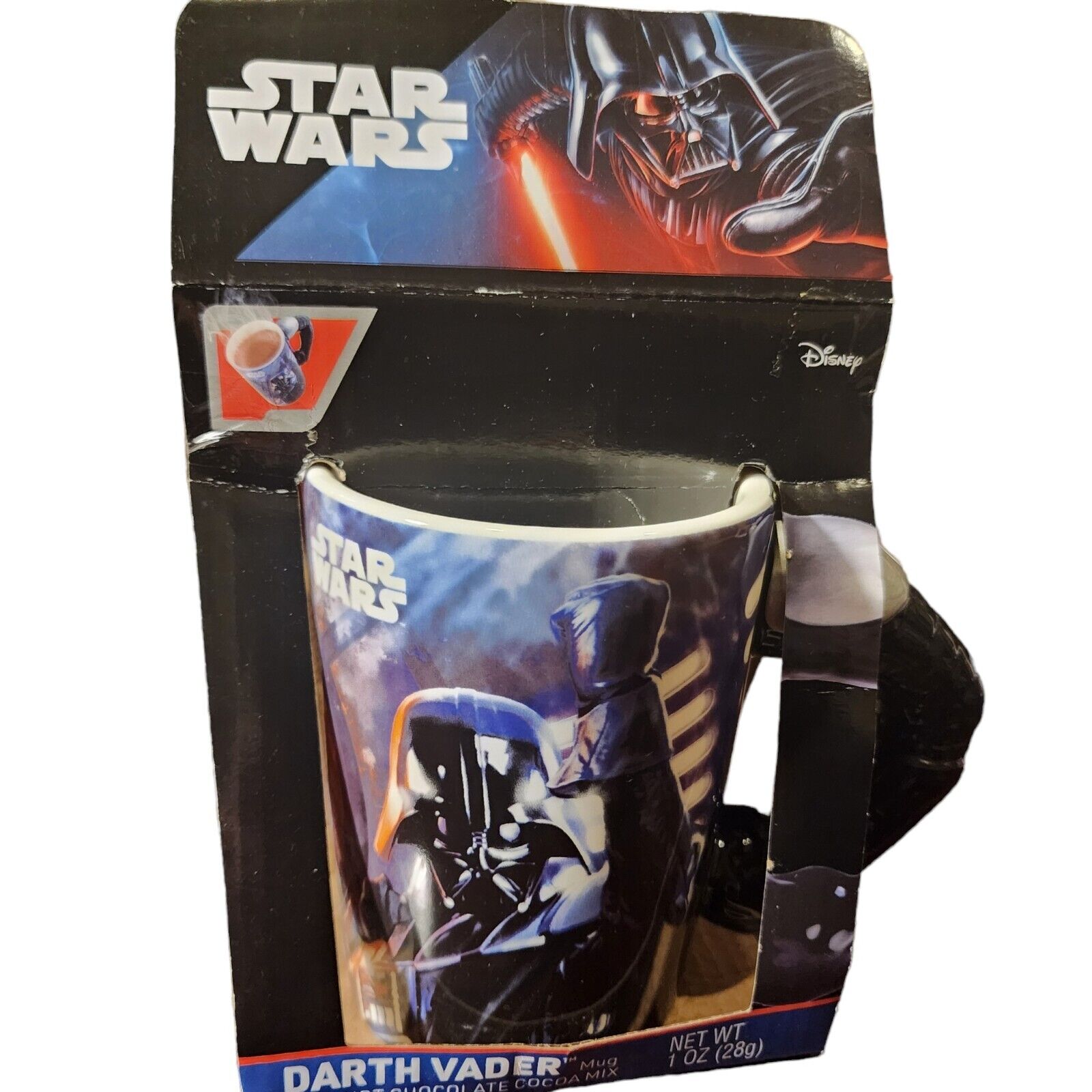 Star Wars - Darth Vader Mug With Arm Handle & Hot Chocolate Cocoa Mix \