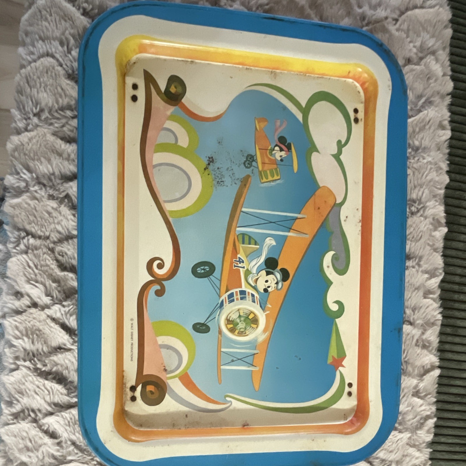 Vintage 1970’s Walt Disney Mickey Mouse Serving Tray