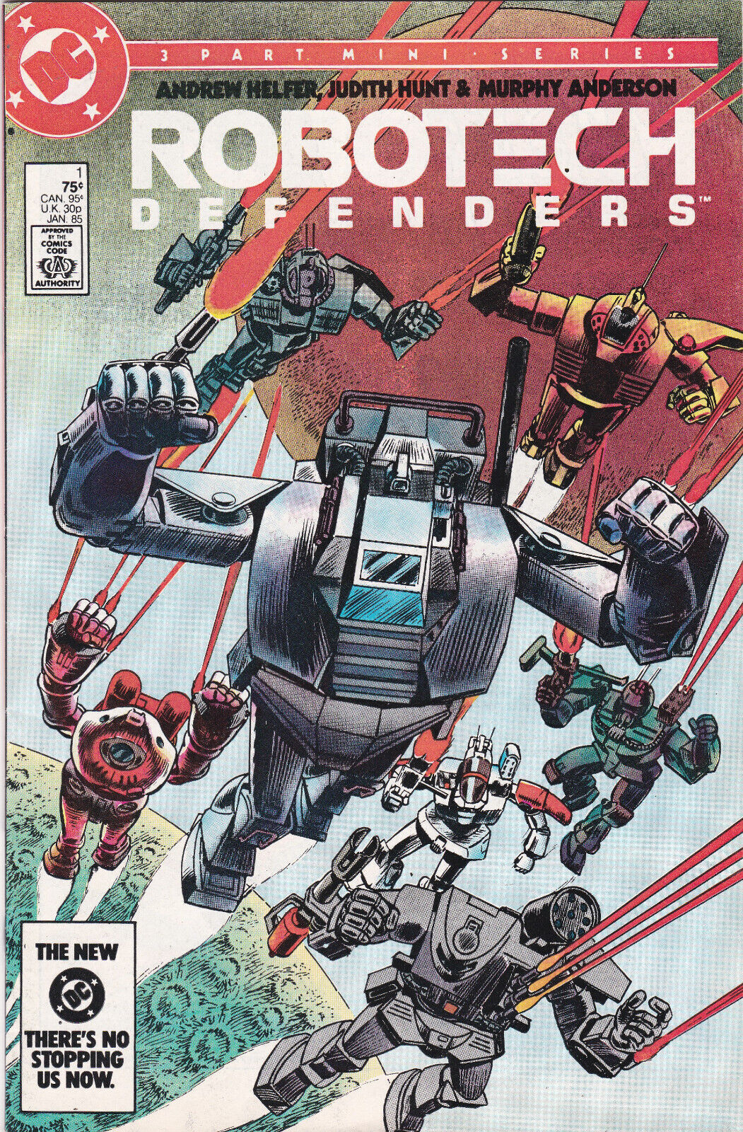Robotech Defenders #1, Jan 1985, High Grade