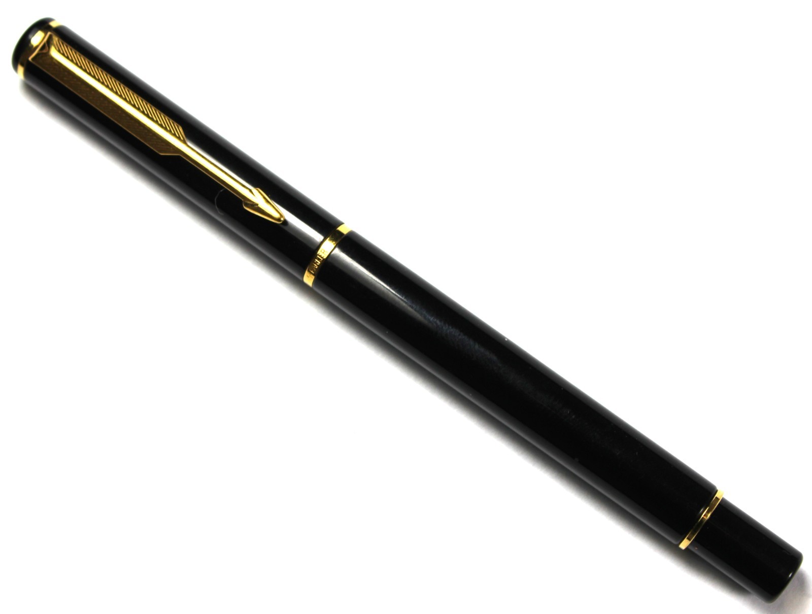 Parker Rialto Black Fountain Pen - Vintage Parker Rialto Black Fountain Pen - Vintage