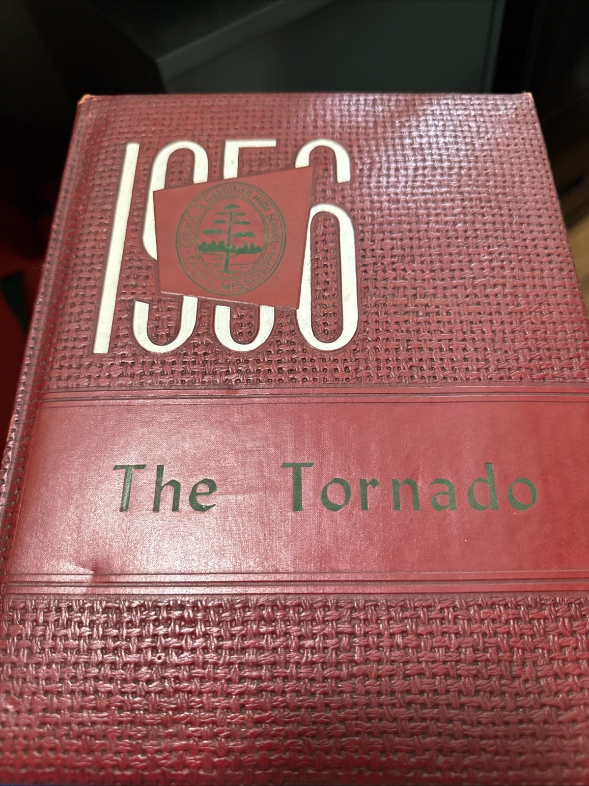 Yearbook, George S. Gardiner High School, Laurel Mississippi, 1956 The Tornado