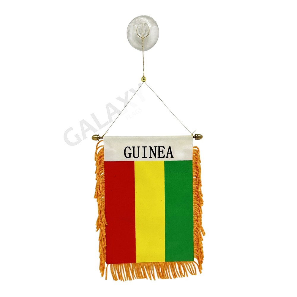Guinea Flag Mini Banner / Guinea Flag / Double Sided Mini Guinea Car Window Flag Guinea Flag Mini Banner / Guinea Flag / Double Sided Mini Guinea Car Window Flag
