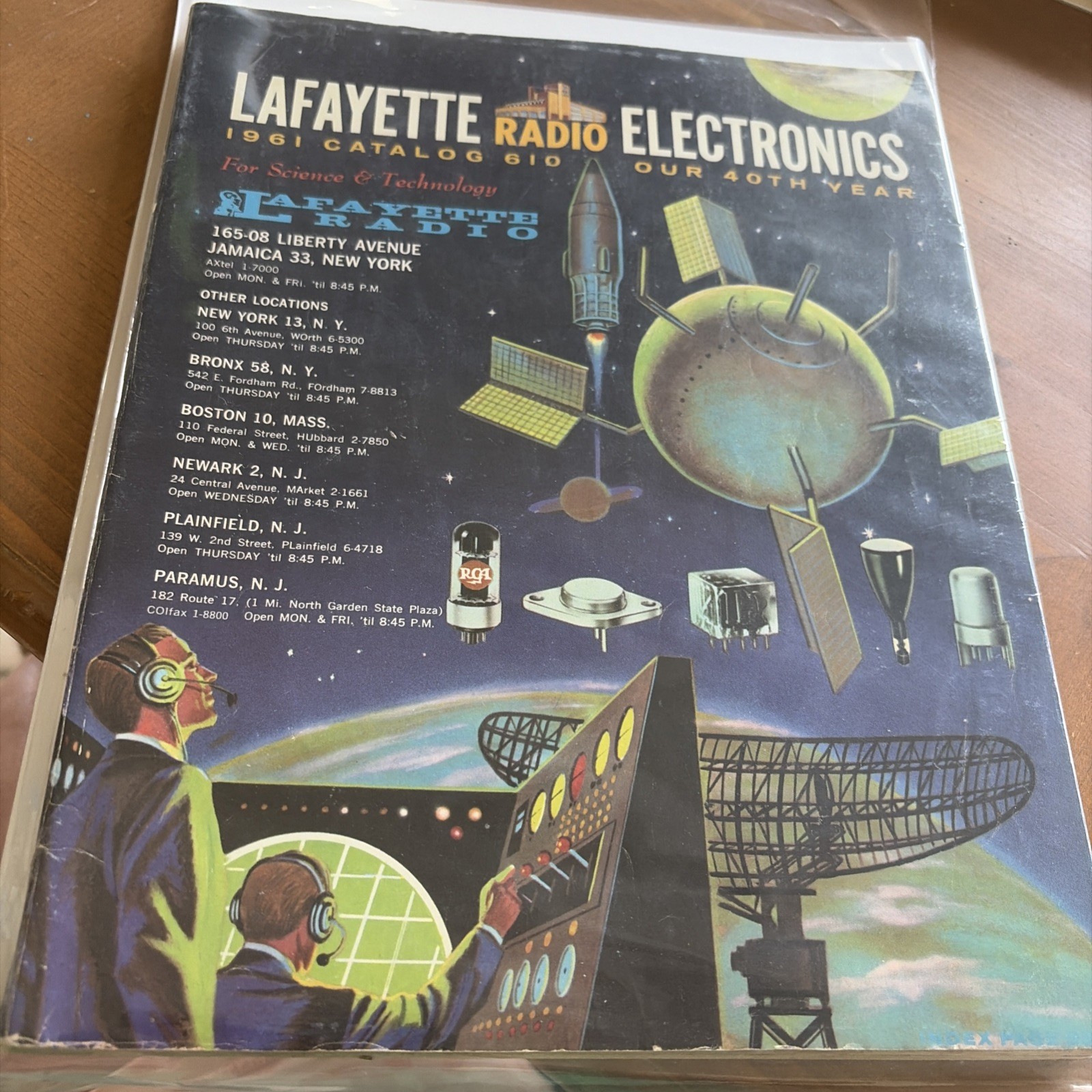 Vintage Lafayette Radio Electronics Catalog No.610 Year 1961