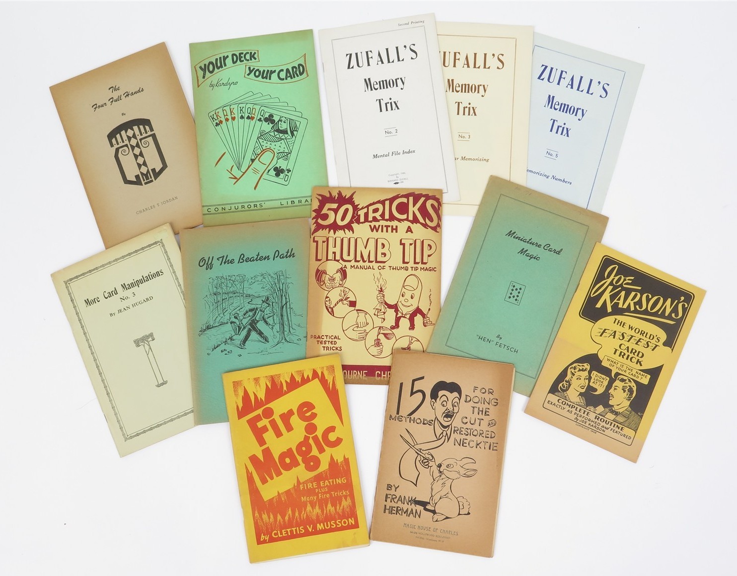 Magic Booklets circa 1940\'s Pamphlets of Magic Tricks, Cards & More Lot of 20 Magic Booklets circa 1940\'s Pamphlets of Magic Tricks, Cards & More Lot of 20
