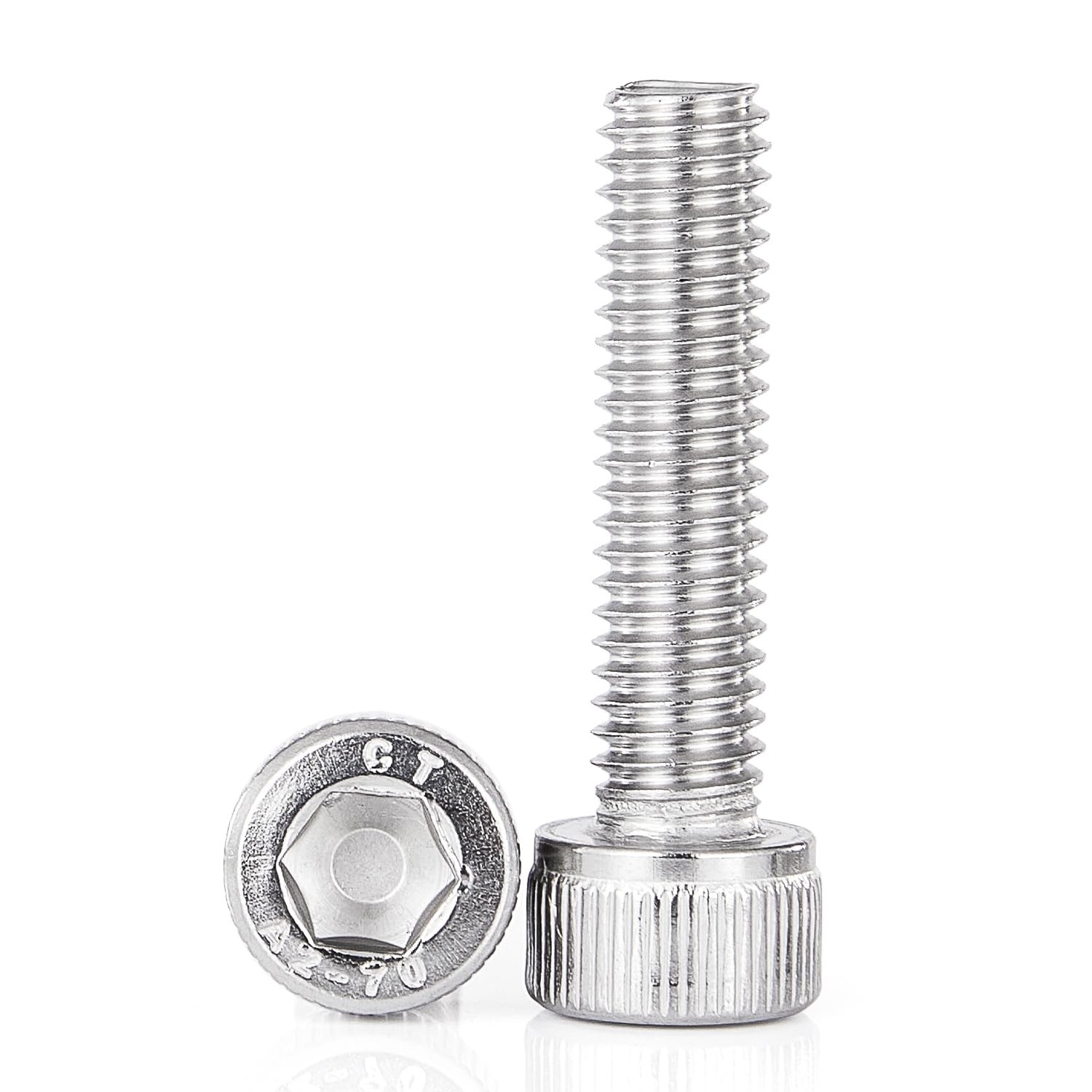 M6-1.0 x 50mm Hex Socket Head Cap Screws Bolts 304 Stainless Steel Allen Hex ...