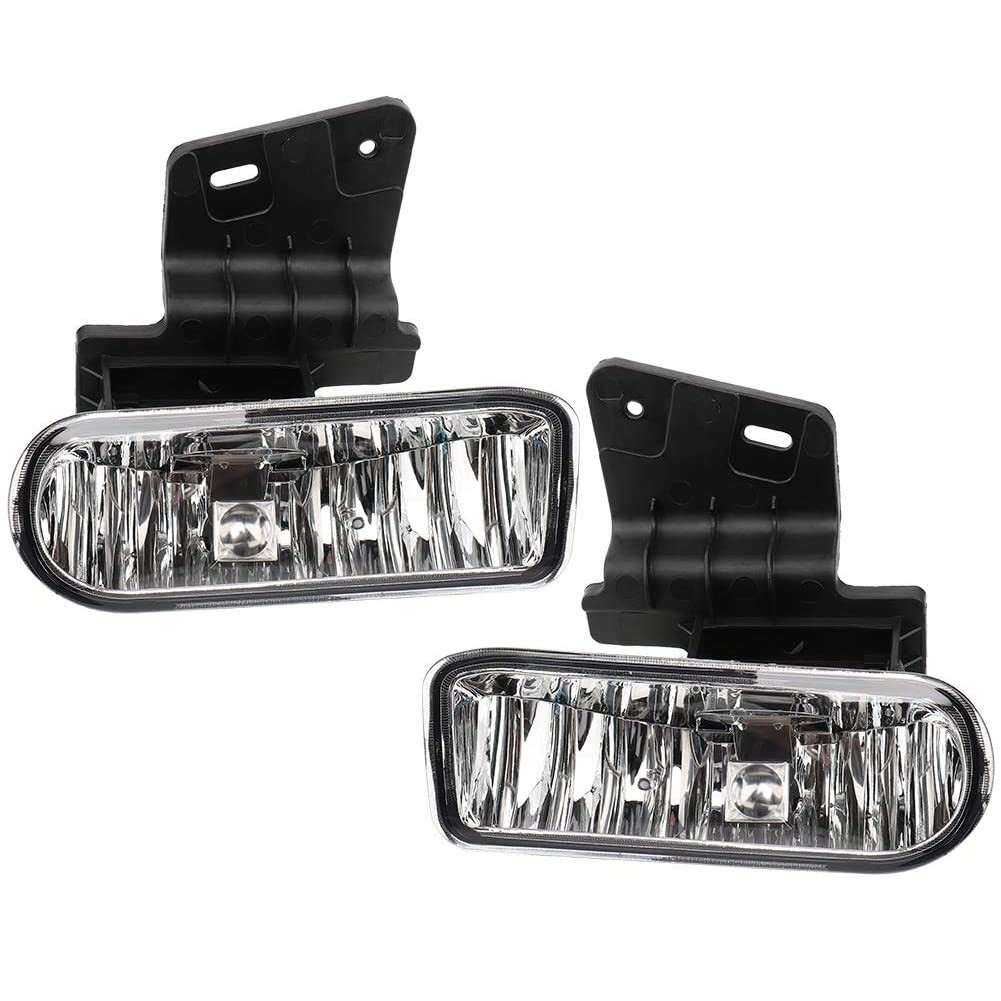 Clear Lens Fog Light Pair of Bumper Fog Lamp Assembly