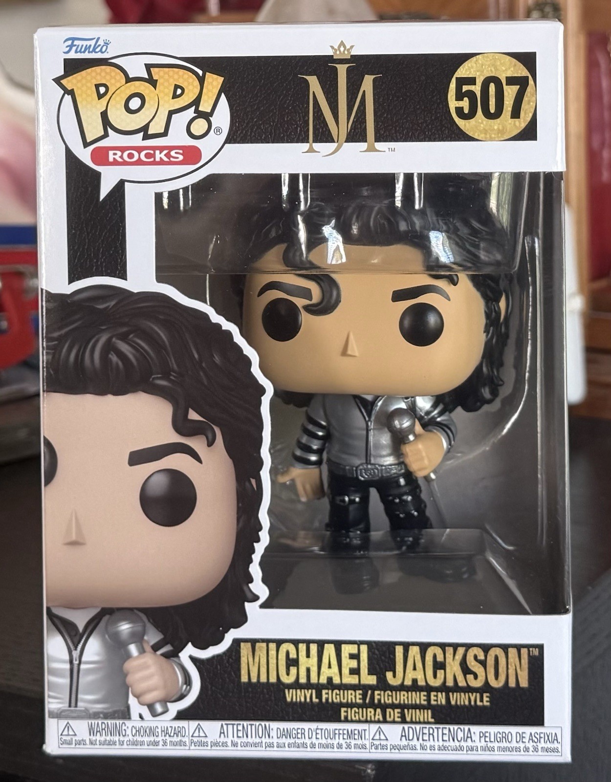 Funko Pop Rocks: MICHAEL JACKSON (BAD Tour) #507 M.J. Collection w/Protector