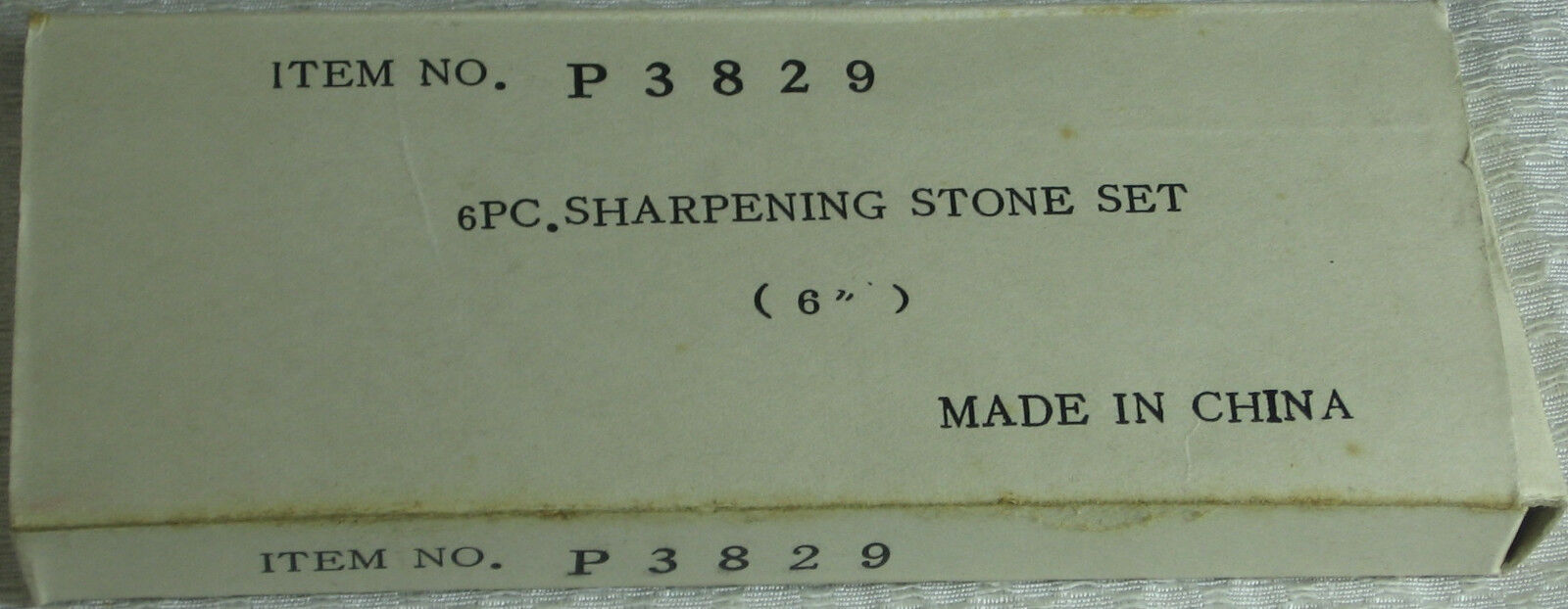 D95 - 6 Piece Sharpening Stone Set - Item # P3829