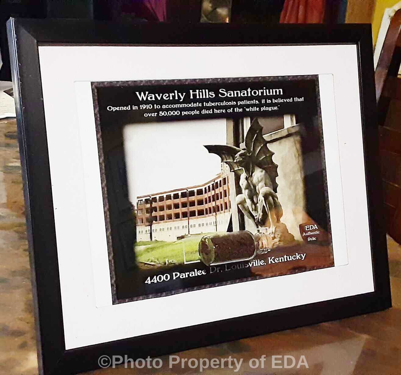 WAVERLY HILLS SANATORIUM Relic Soil Sample w/COA Haunted Item Object Artifact