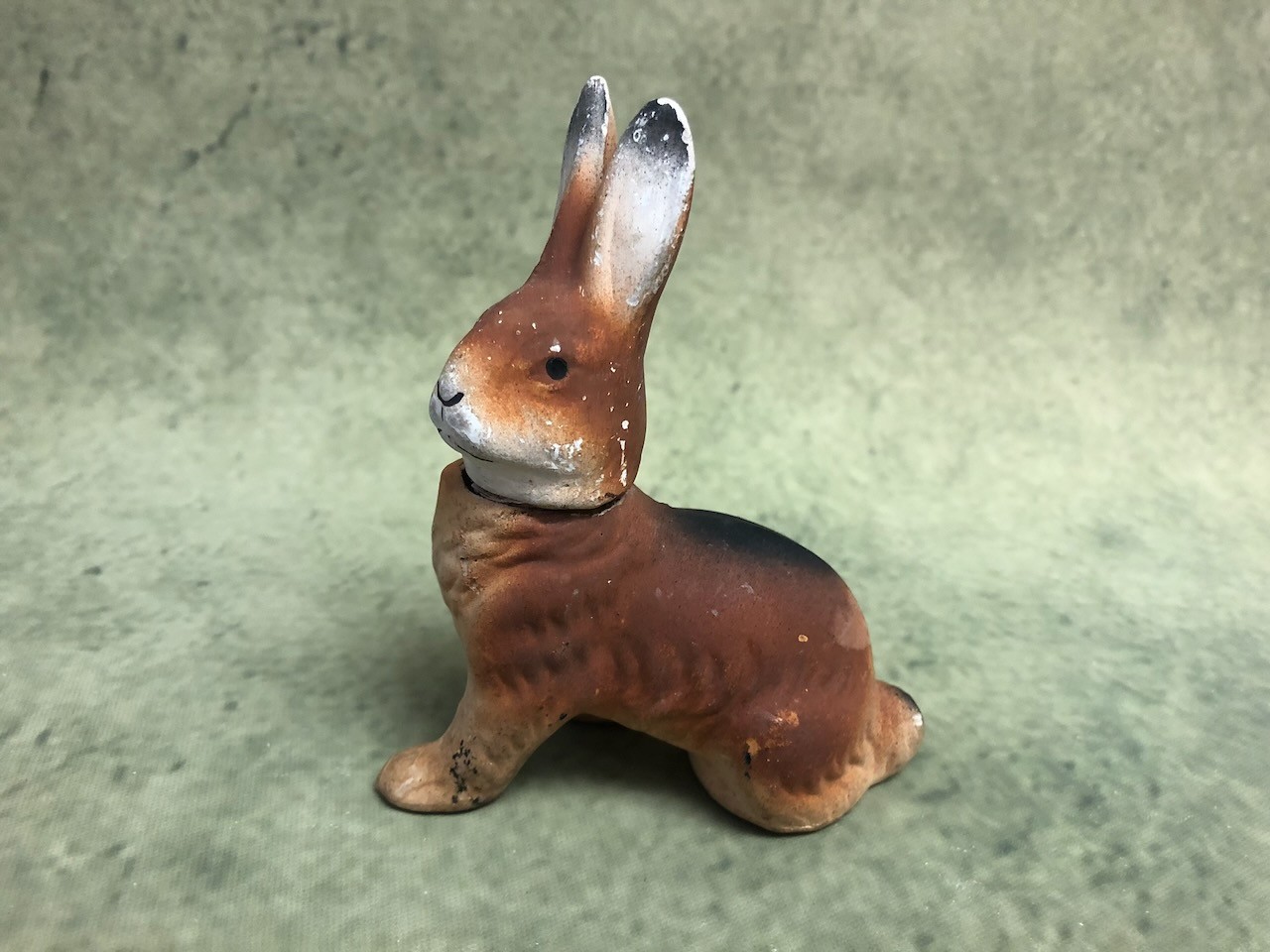 Vintage Small Easter Bunny Rabbit Candy Container Paper Mache Made in Germany Vintage Small Easter Bunny Rabbit Candy Container Paper Mache Made in Germany