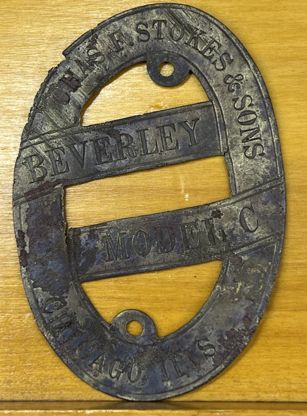 1896-98 Antique Chas. F. Stokes & Sons Beverly Model C 3\